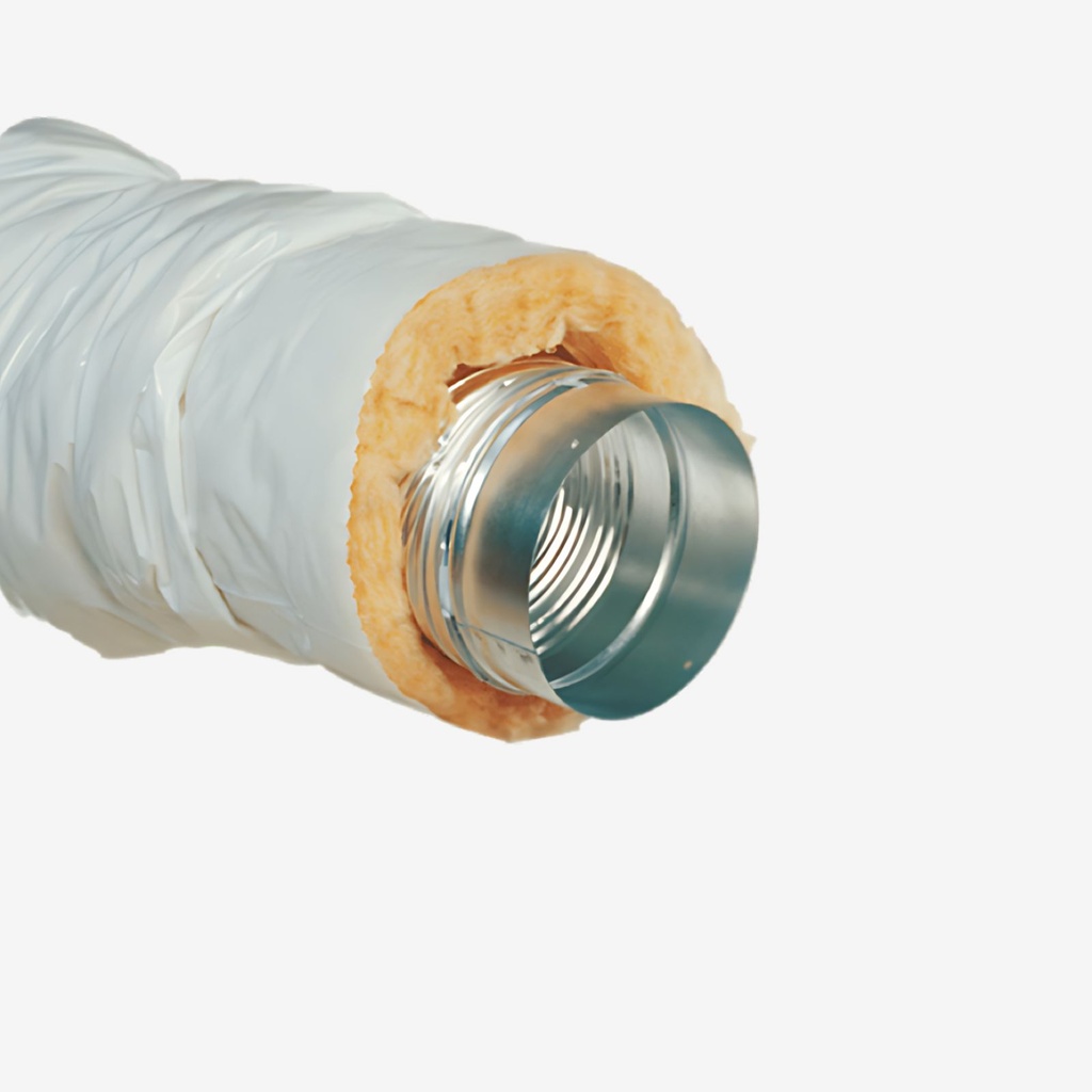 Alu potrubí izolované 50mm M/M 1,5m Ø125