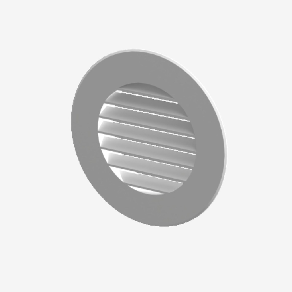 Exterior grille 135 - white