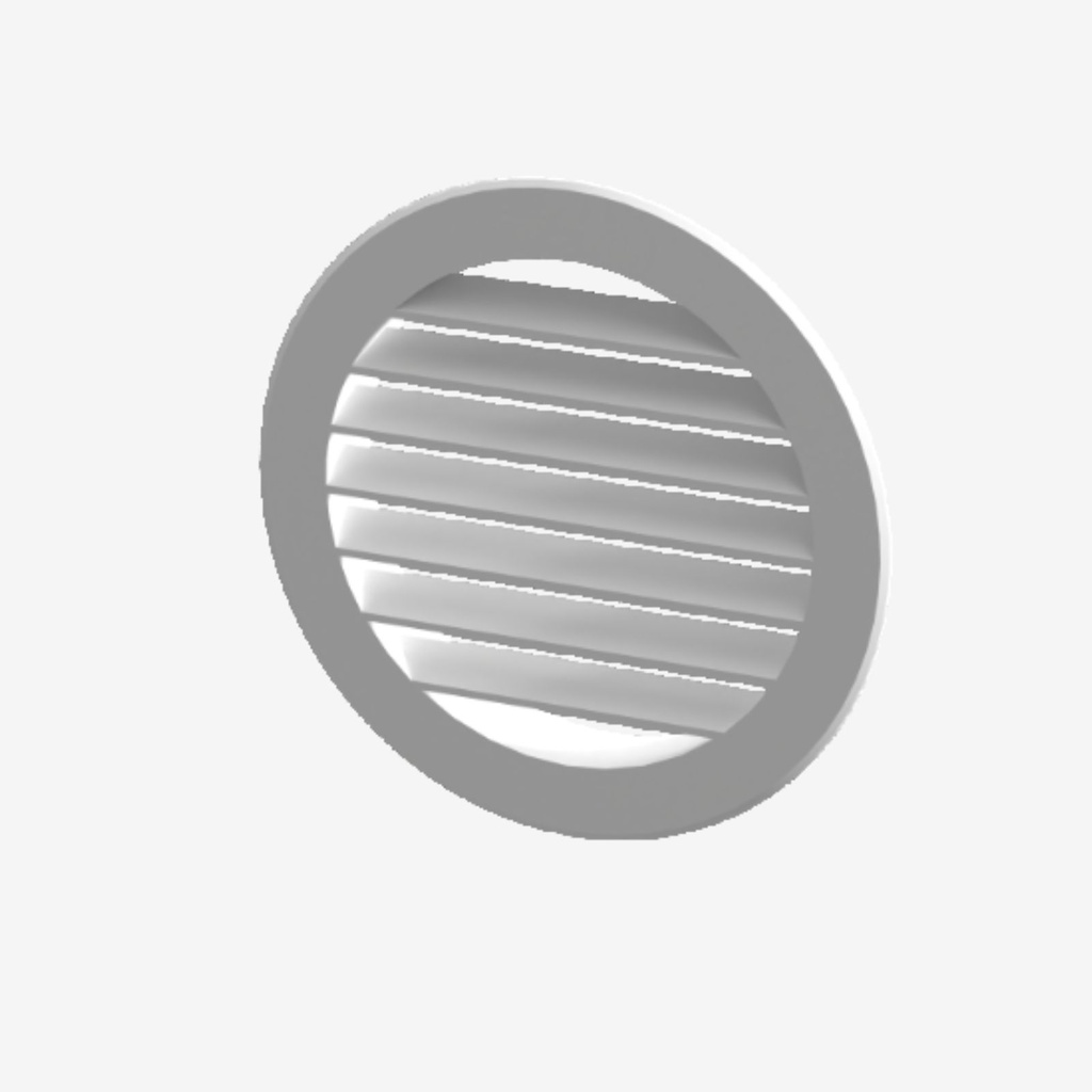 Exterior grille 160 - white