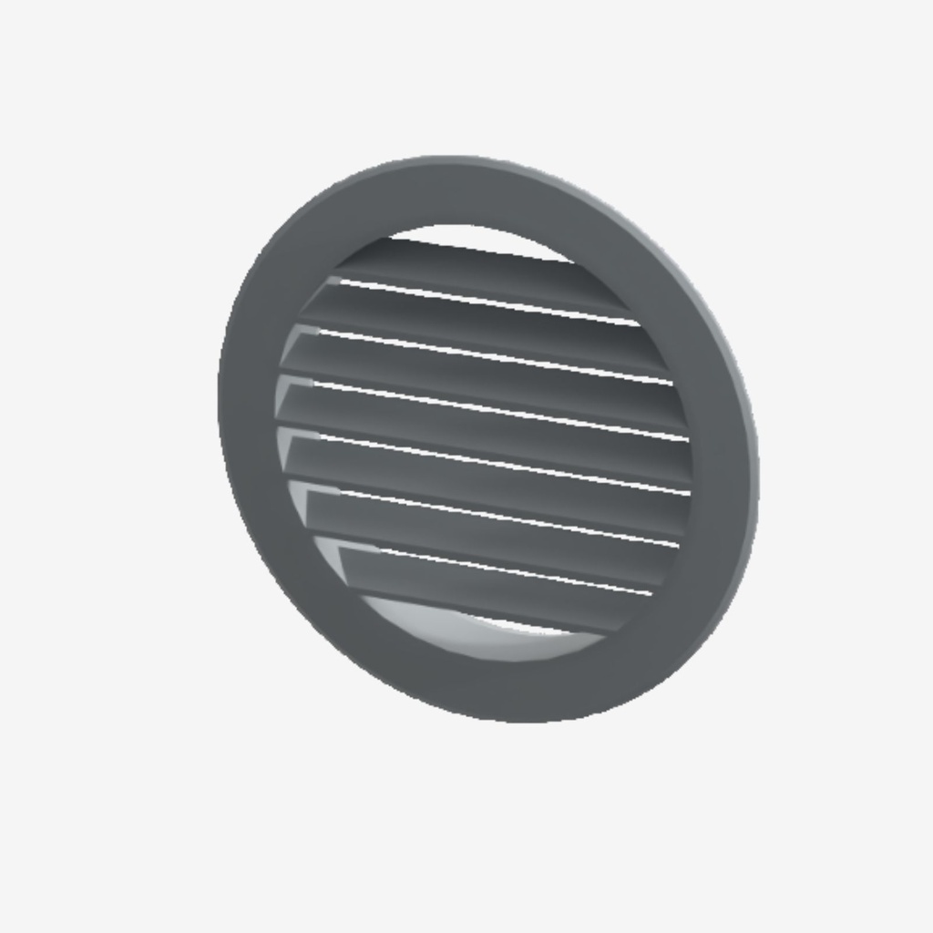 Exterior grille 160 - grey