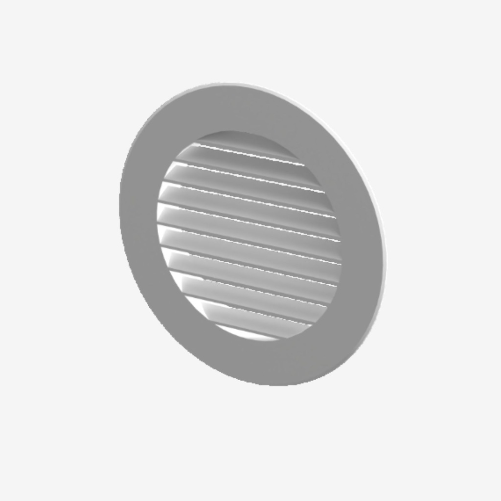 Exterior grille 175 - white