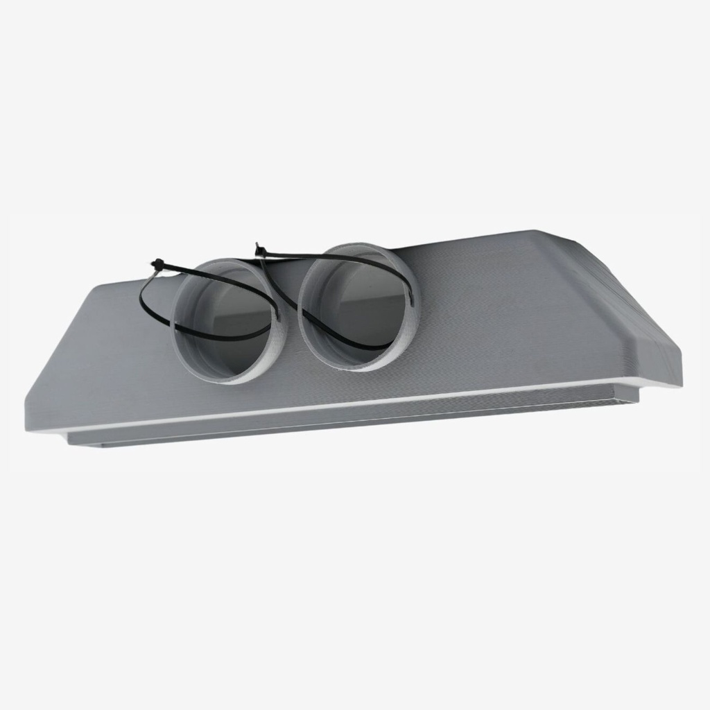 Lineárny prechodový box dvojitý 2xDN90/70mmx270mm