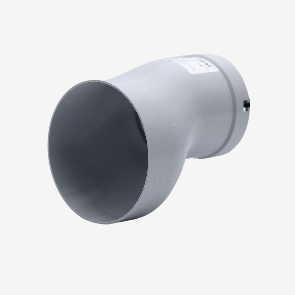 Plenum box straight 1xDN90/125