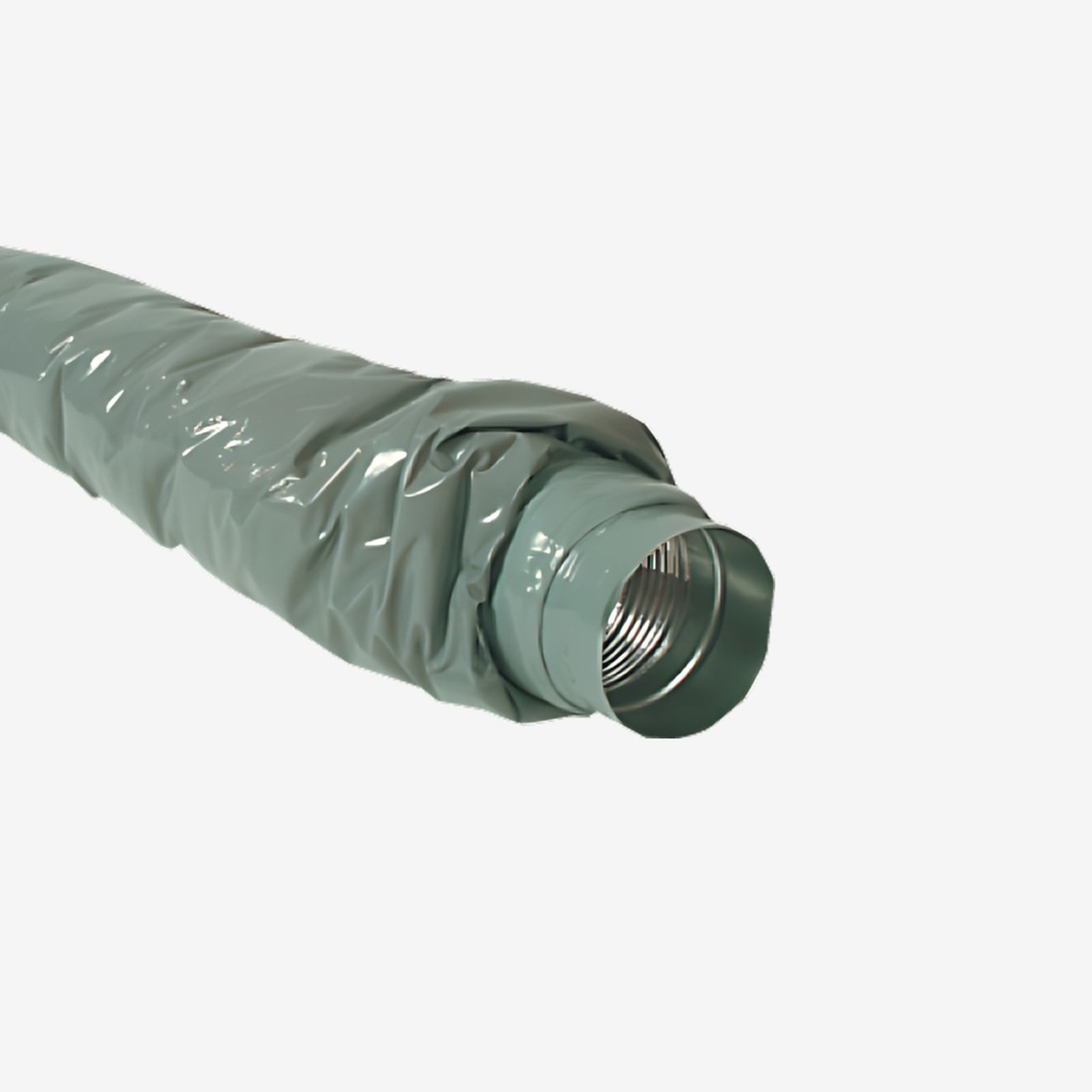 Silencer insul 50mm female/female 1,5m Ø100