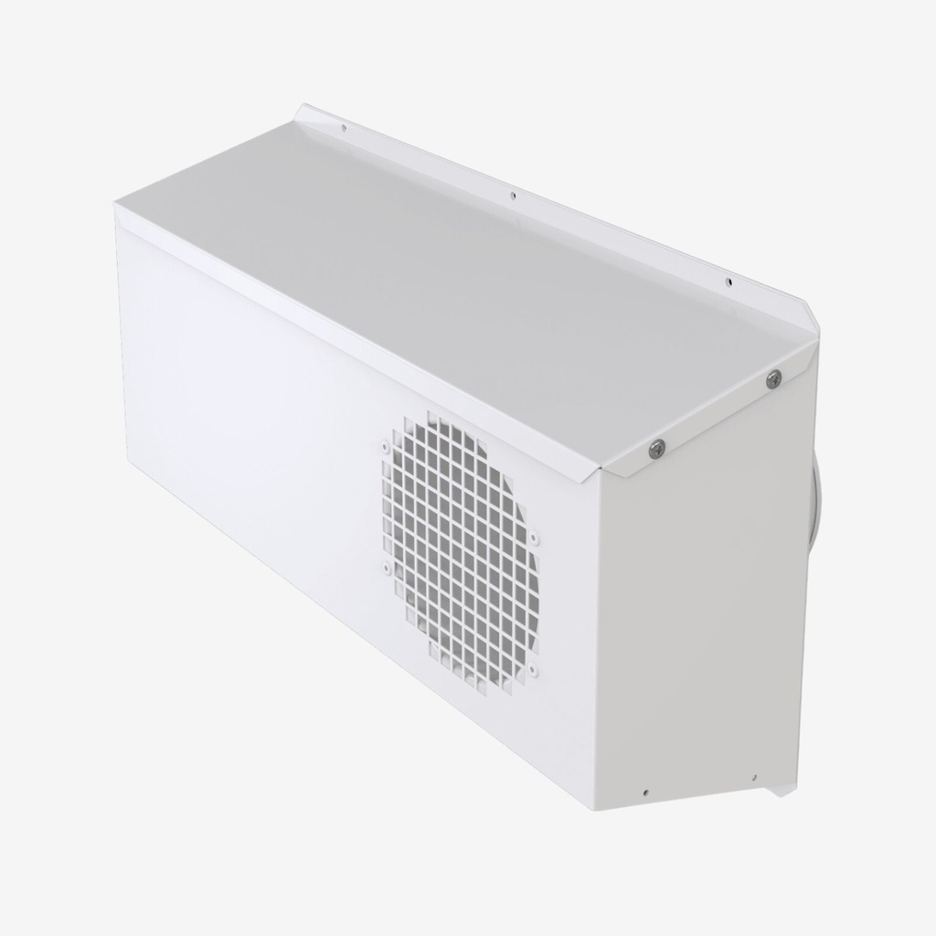 Zlúčená exterierová mriežka biela 2x160