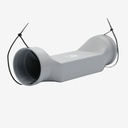 Short duct reducer DN90