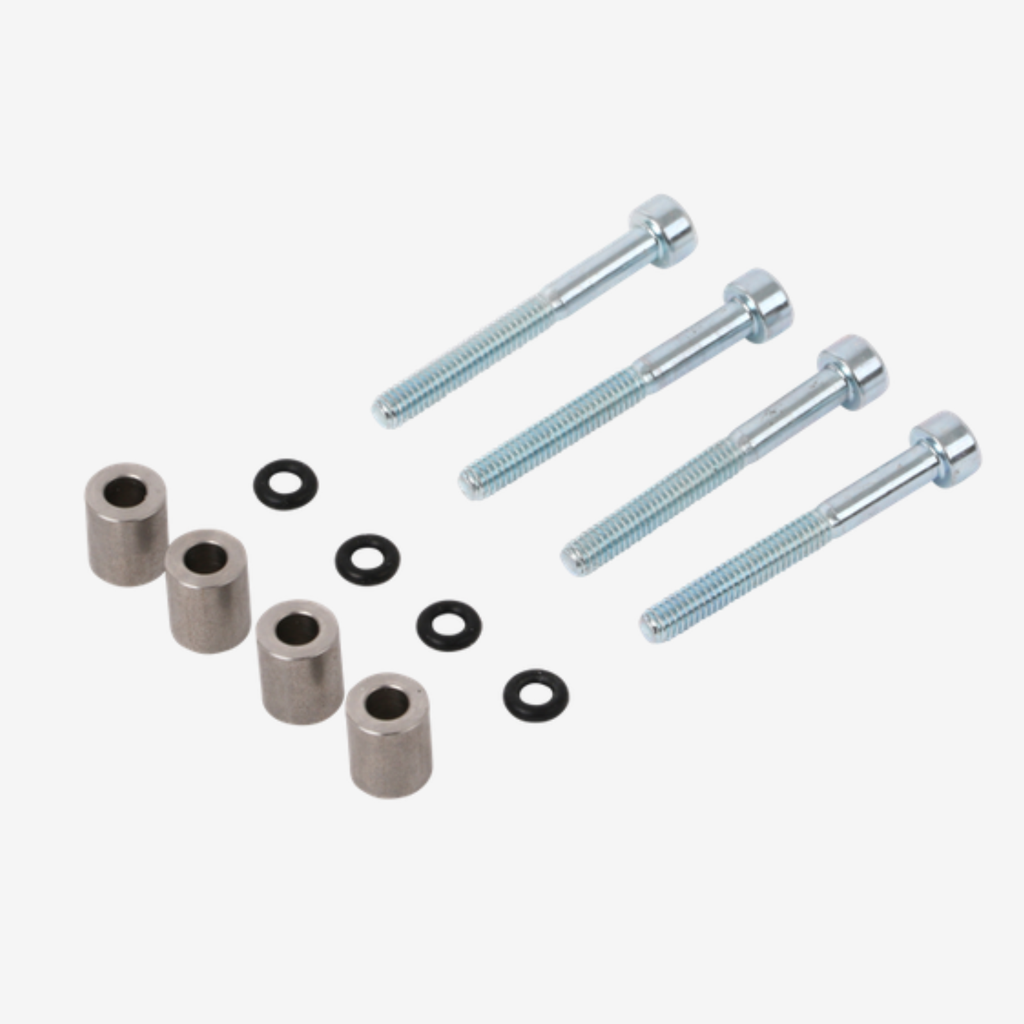 Mounting screws and spacers