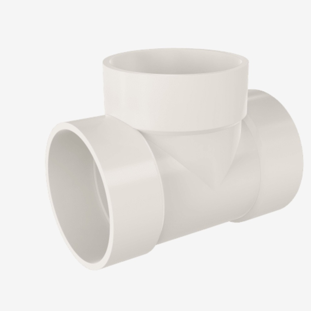 T-piece short 90° Ø51mm