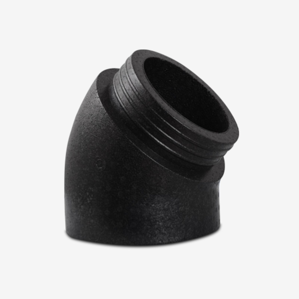EPP knee 45/160, Thickness 43 mm